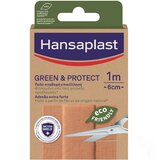 Hansaplast - Green&protect Banda Adesiva 1m x 6cm