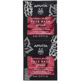 Apivita - Grape Anti-Wrinkle and Firming Mask 2x8mL