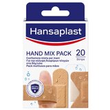Hansaplast - Pensos Pack Mix para Mãos 5 Tamanhos 20 un. Validade: 2023-12-31