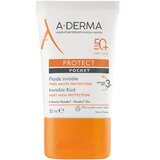 A Derma - Protect Invisible Fluid Face Normal to Combination Skin Pocket 30mL SPF50+