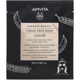 Apivita - Express Beauty Carob Tissue Mask Detox and Purifying 20mL