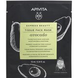 Apivita - Express Beauty Abacate Máscara Tecido Hidratante e Suavizante 10mL