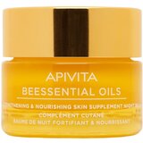 Apivita - Beessential Oils Bálsamo de Noite Fortificante e Nutritivo 15mL