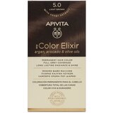 Apivita - My Color Elixir Coloração Permanente de Cabelo 1 un. 5.0 Brown Light