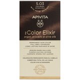 Apivita - My Color Elixir Coloração Permanente de Cabelo 1 un. 5.03 Natural Gold Brown Light