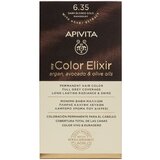Apivita - My Color Elixir 永久性染发 1 单位 6.35 Mahogany Gold Dark Blond