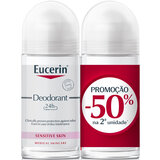 Eucerin - Deodorant Roll On 24H 2x50 mL