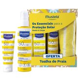 Mustela - Solar Spray 200mL + Sun Milk 40mL + Beach Towel 1 un. SPF50+