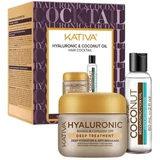 Kativa - Coconut Óleo Reconstrutor 60mL + Hyaluronic Máscara Tratamento Intensivo 150mL