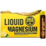 Gold Nutrition - Magnésio Líquido Suplemento Alimentar Eficiência Muscular 10 x 25mL