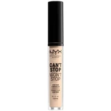 NYX Professional Makeup - Can't Stop Won't Stop Contour Concealer 3,5mL 04 Light Ivory