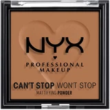NYX Professional Makeup - Can't Stop Won't Stop Mattifying Pressed Powder 6g 08 Mocha