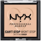 NYX Professional Makeup - Can't Stop Won't Stop Mattifying Pressed Powder 6g 03 Light Medium