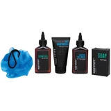 Man'Stuff - Gel Duche 100mL + Hidratante 75mL + Sabonete 100mL + Gel Rosto 100mL + Esponja 1&nbsp;un.