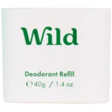 Wild - مزيل عرق طبيعي قابل لإعادة التعبئة، مزيل عرق طبيعي 40g Ocean Mist إعادة التعبئة