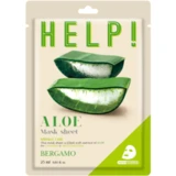 Bergamo - Help Aloe Máscara de Tecido 1&nbsp;un.