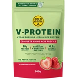 Gold Nutrition - V-Protein de Ervilha e Arroz Castanho 240g Strawberry