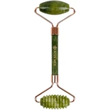 Acus Med - Gua Sha Rolo de Massagem em Jade com Cabeça Estriada 1&nbsp;un. Green