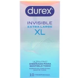 Durex - Invisible Preservativos XL 10&nbsp;un.