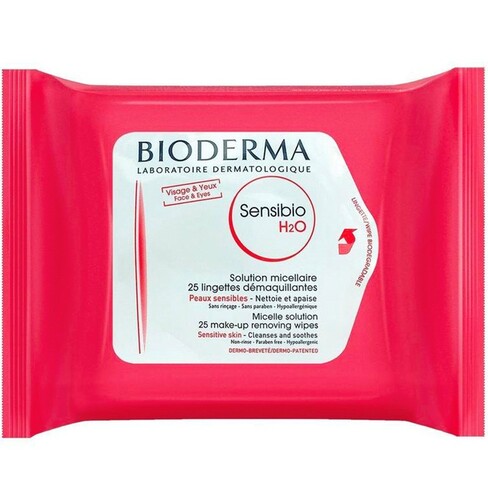 Bioderma - Sensibio H2O Toalhetes de Limpeza Suave 