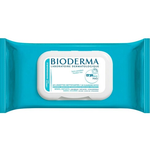 Bioderma - Lingettes nettoyantes ABCDerm H2O pour bébé