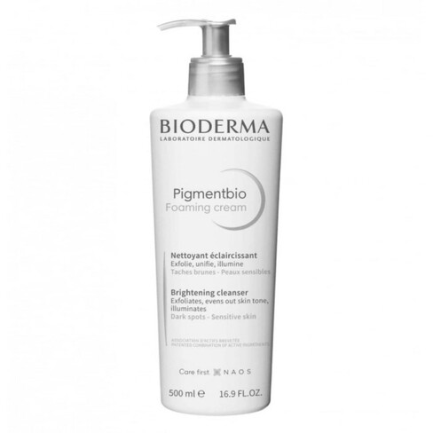 Buy Bioderma Pigmentbio Foaming Cream Brightening Exfoliating Cleanser For  Dark Spots, Sensitive Skin Online