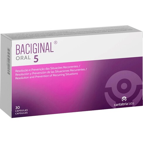Cantabria Labs - Baciginal Oral 5 Prevention of Urogenital Infections 