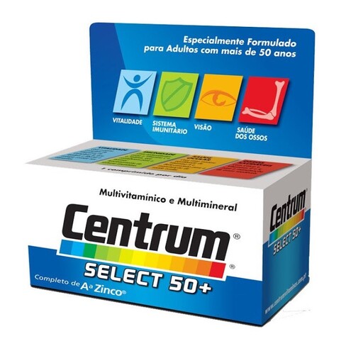 Centrum - Select 50 + Multivitamines et minéraux 