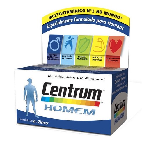 Centrum - Homem Suplemento Multivitaminico para Homens 
