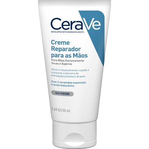 CeraVe - Creme de Mãos Reparador e Protetor para Pele Normal a Seca 