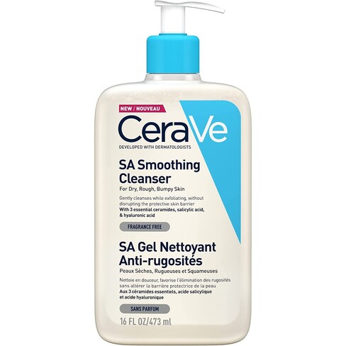 CeraVe - Cuidado de Limpeza Esfoliante com Ácido Salicílico 