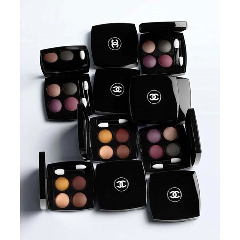 Chanel Les 4 Ombres Collection for Spring 2014, Swatches of all