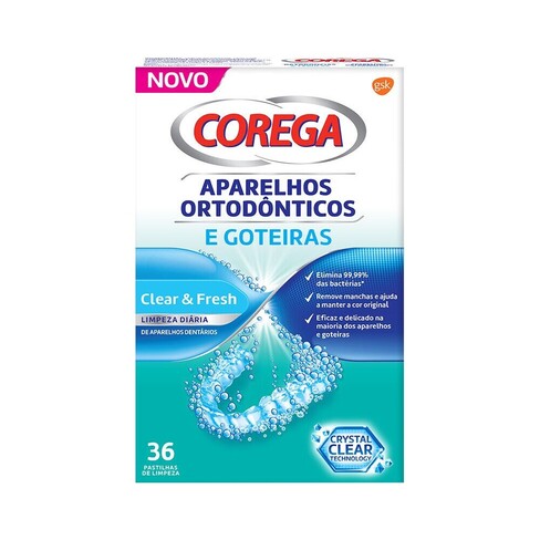 Corega - Cleansing Tablets Orthodontic and Gutters 