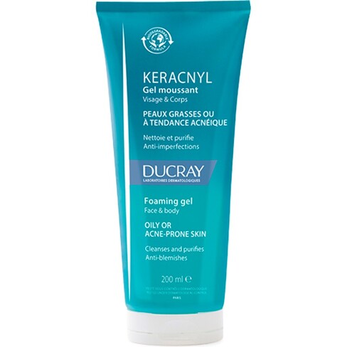 Ducray - Keracnyl Foaming Gel for Oily to Acne Prone Skin 