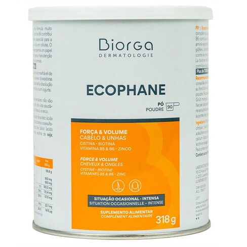 Ecophane - Pó Fortificante para Unhas e Cabelo 