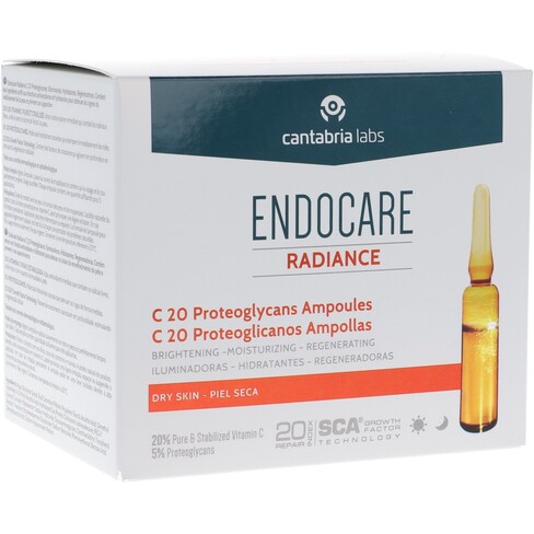 Endocare - Ampoules de protéoglycanes Endocare Radiance C20