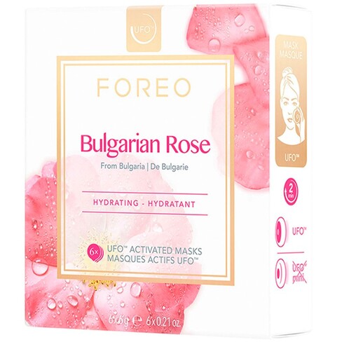Foreo - Ufo Activated Masks Farm to Face Collection Bulgarian Rose 