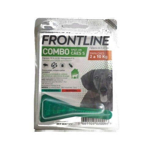 Frontline - Combo Spot on para Cães dos 2 Aos 10 kg 1pipeta