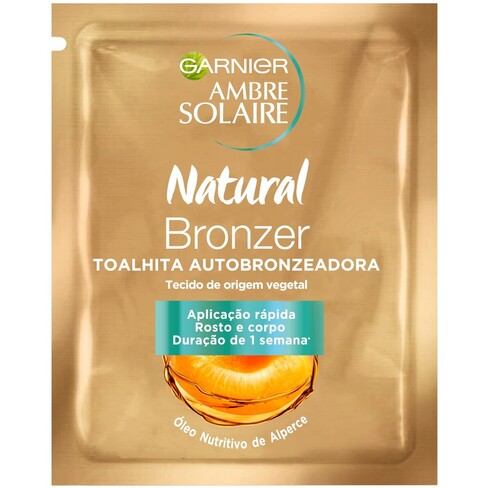 Garnier - Ambre Solaire Natural Bronzer Toalhita Autobronzeadora 
