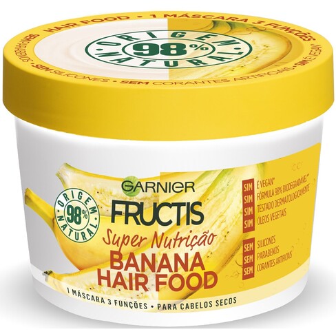 Garnier - Fructis Máscara de Cabelo Banana 