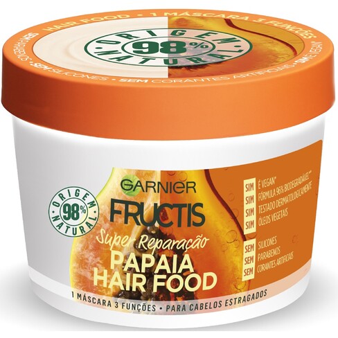 Garnier - Fructis Máscara de Cabelo Papaia 