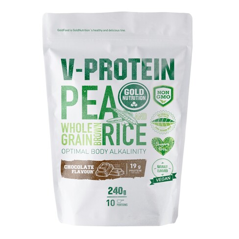 Gold Nutrition - V-Protein From Pea and Brown Rice 