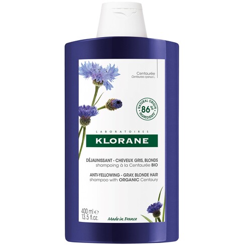Klorane - Shampoo Reflexos Prateados Extracto de Centáurea Azul 