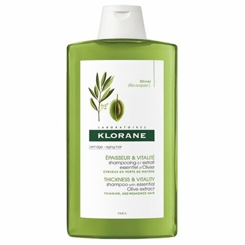 Klorane - Champú Olive Essence para cabellos finos y envejecidos