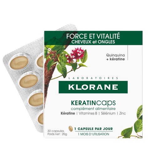 Klorane - Keratinecaps for Hair Loss and Nails 
