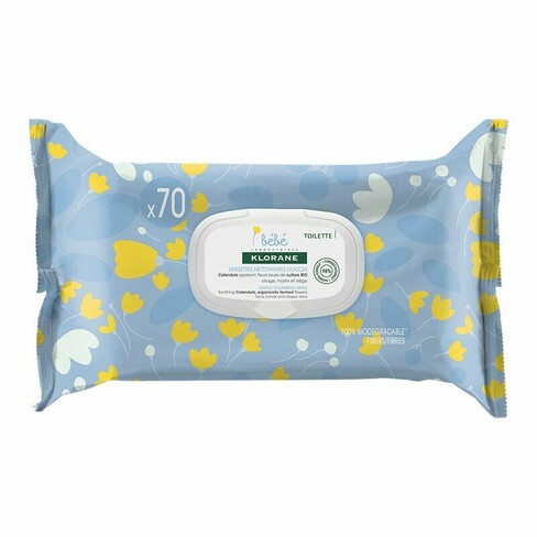 Klorane - Klorane Baby Body Cleasing Wipes Face, Hands and Diaper Area 