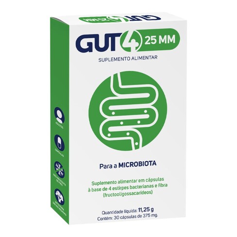 Laboratorios Vitoria - Gut 4 25 Mm 375mg Food Supplement 