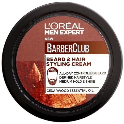 LOreal Paris - Men Expert Barber Club Creme Fixação Barba e Cabelo 
