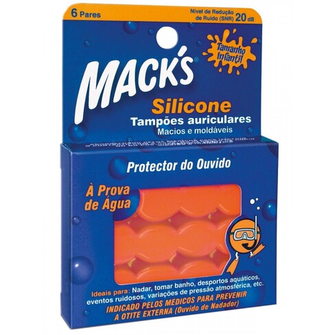 Macks - Silicone Earplugs for Kid 