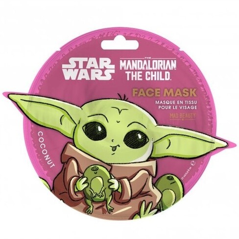 Mad Beauty - Star Wars Mandalorian the Child Máscara de Tecido Rosto